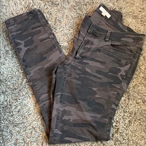Loft camo jeans